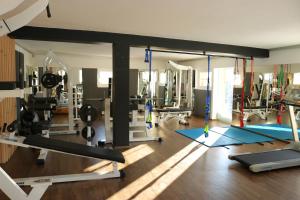 Fitness centrum a/nebo fitness zařízení v ubytování Kobaldhof