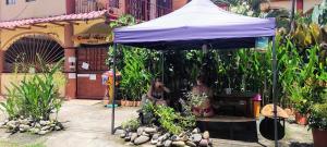 حديقة خارج Cool Vibes Beach Hostel