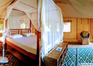 Letto o letti in una camera di Firefly Eco Retreat
