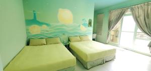 Letto o letti in una camera di 清清之家 DingDing Home