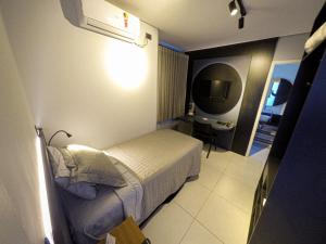 Postel nebo postele na pokoji v ubytování Castro's Hotel
