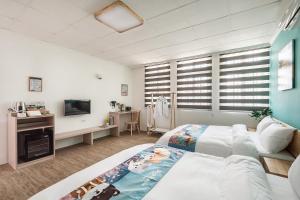 Voodi või voodid majutusasutuse Hibnb Guesthouse toas