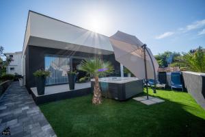 Zahrada ubytování Villa Tome