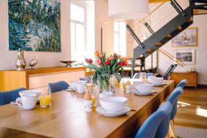 Posezení v ubytování Ferienwohnung Radeberg