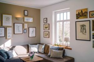 Posezení v ubytování Ferienwohnung Radeberg