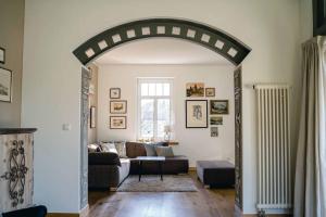 Posezení v ubytování Ferienwohnung Radeberg