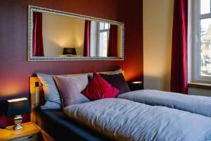 Postel nebo postele na pokoji v ubytování Ferienwohnung Radeberg