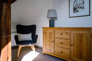 Posezení v ubytování Ferienwohnung Radeberg