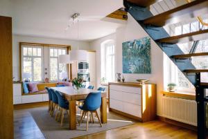 Posezení v ubytování Ferienwohnung Radeberg