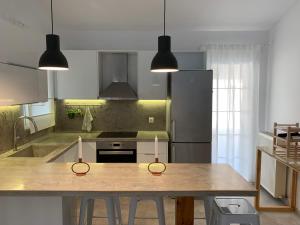 Una cocina o kitchenette en Casa Brucie - New stylish apartment in Corfu!