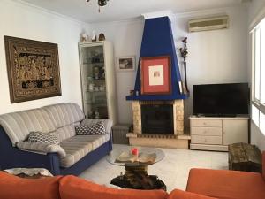 Un lugar para sentarse en Villa Carmen