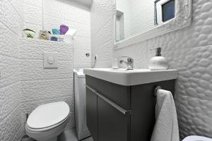 Koupelna v ubytování Studio apartman Sandra, Imotski