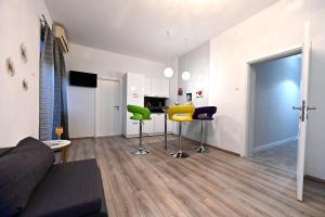 TV a/nebo společenská místnost v ubytování Studio apartman Sandra, Imotski
