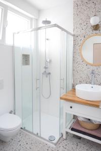 Ванная комната в Firpo: Cozy double room city centre apartment