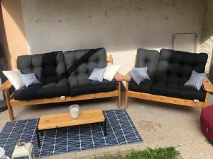 Posezení v ubytování Gästeapartments Rossatz