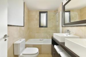 Een badkamer bij Apartamento con vistas al mar