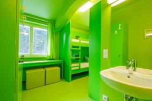 Ein Badezimmer in der Unterkunft Jugendherberge Oberammergau