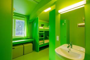 Ein Badezimmer in der Unterkunft Jugendherberge Oberammergau