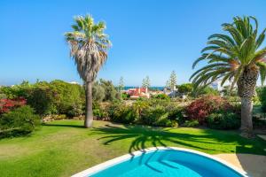 Κήπος έξω από το Luxury Private Family Villa with Pool AC & Parking