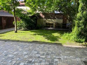 Vonkajšia záhrada v ubytovaní Černý Tulipán - Apartmán 1