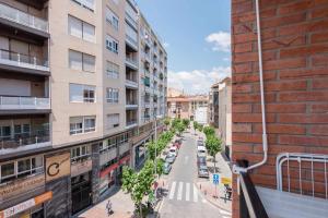 ムルシアにあるApartamento FLORIDABLANCAの建物のある街並み