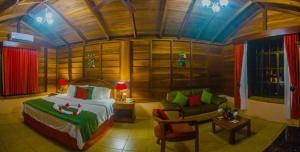 Postel nebo postele na pokoji v ubytování Hotel Campo Verde