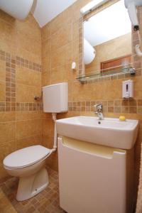 Vannituba majutusasutuses Apartmani Milekic