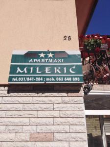 Majutusasutuses Apartmani Milekic olev sertifikaat, autasu, silt või muu dokument