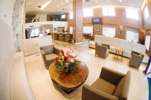 TV a/nebo společenská místnost v ubytování Diff Hotel - by Easy Hotéis
