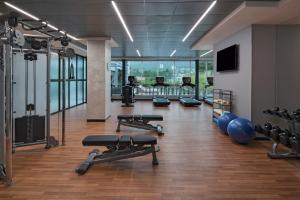 Fitness centrum a/nebo fitness zařízení v ubytování Hyatt Place San Pedro