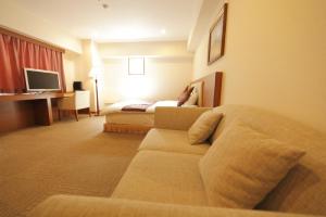 Sjónvarps- og/eða afþreyingartæki á Fujisan Garden Hotel