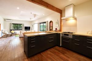 A kitchen or kitchenette at Sunnsnow Tall house