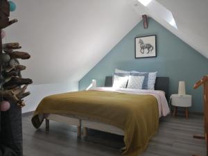 Posteľ alebo postele v izbe v ubytovaní Le Clos du 51 - Chambres d'hôtes