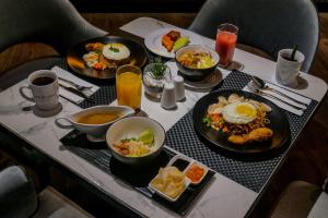 酒店内部或周边提供的食物