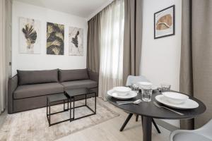 Posezení v ubytování Apartamenty L11, Limanowskiego