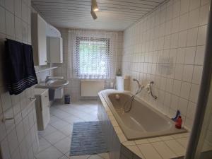 Koupelna v ubytování Ferienwohnung Kerstin