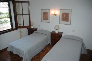 Katil atau katil-katil dalam bilik di Xicu Moner-Platja d'Aro-Costa Brava