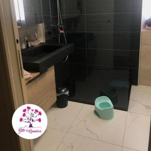 Bilik mandi di Le Gîte des Lumières