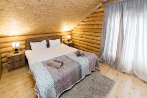 Postel nebo postele na pokoji v ubytování Old Hut
