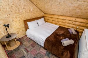 Postel nebo postele na pokoji v ubytování Old Hut