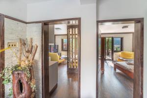 Voodi või voodid majutusasutuse Apartments Vidik toas