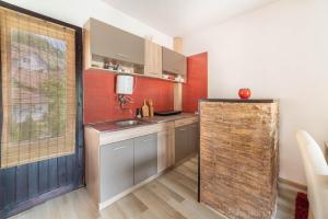 Köök või kööginurk majutusasutuses Apartments Vidik