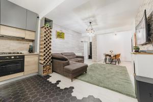 Prestige luxury apartment Predeal休息區