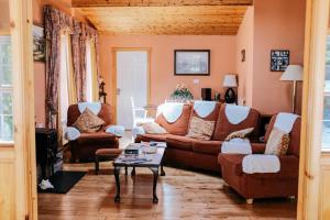 Predel za sedenje v nastanitvi Glenhill B&B