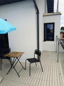 Balkón nebo terasa v ubytování Apartamenty 4YOU Hel
