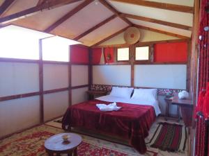 מיטה או מיטות בחדר ב-Talist Siwa