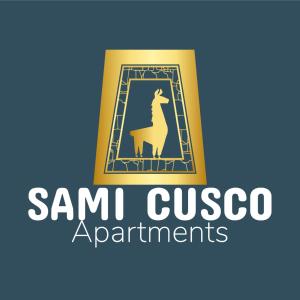 logotipo de los apartamentos Santa clica con llama en Apartamentos Sami Cusco, en Cusco