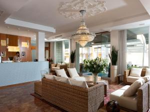 Гостиная зона в Hotel Croce Di Malta