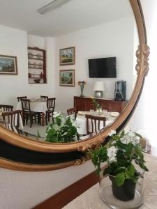 TV a/nebo společenská místnost v ubytování Hotel Soleo