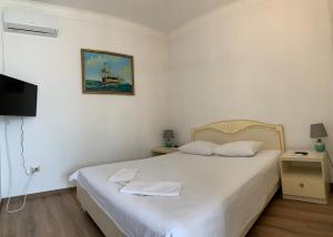 Posteľ alebo postele v izbe v ubytovaní Appartments near 7 km 5001155